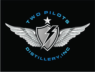 Two Pilots Distillery Inc.  logo design by Shina