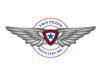Two Pilots Distillery Inc.  logo design by Gravity