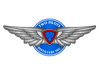 Two Pilots Distillery Inc.  logo design by Gravity
