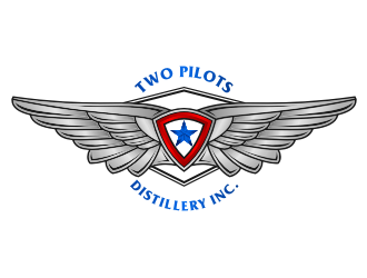 Two Pilots Distillery Inc.  logo design by Gravity