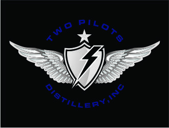Two Pilots Distillery Inc.  logo design by Shina