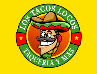 Los Tacos Locos  logo design by 6king