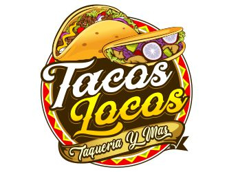 Los Tacos Locos  logo design by veron