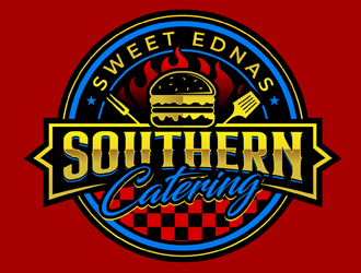 Sweet Ednas Southern Catering logo design by DreamLogoDesign