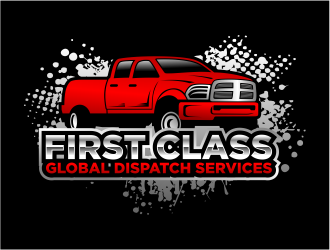 First Class Global Dispatch Services  logo design by cintoko
