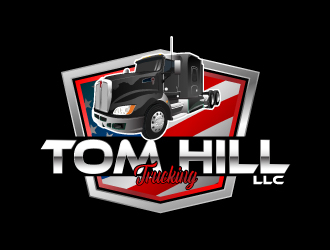 TOM HILL TRUCKING  LLC logo design by drifelm