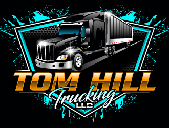 TOM HILL TRUCKING  LLC logo design by Suvendu