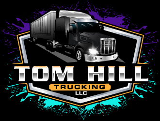 TOM HILL TRUCKING  LLC logo design by Suvendu
