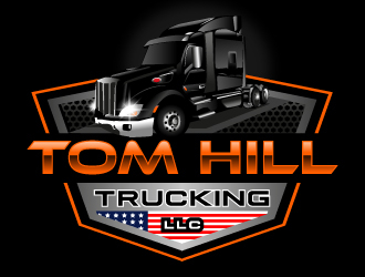 TOM HILL TRUCKING  LLC logo design by Suvendu
