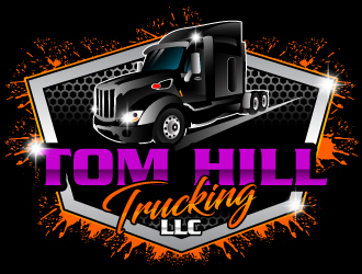TOM HILL TRUCKING  LLC logo design by Suvendu