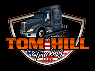 TOM HILL TRUCKING  LLC logo design by Suvendu