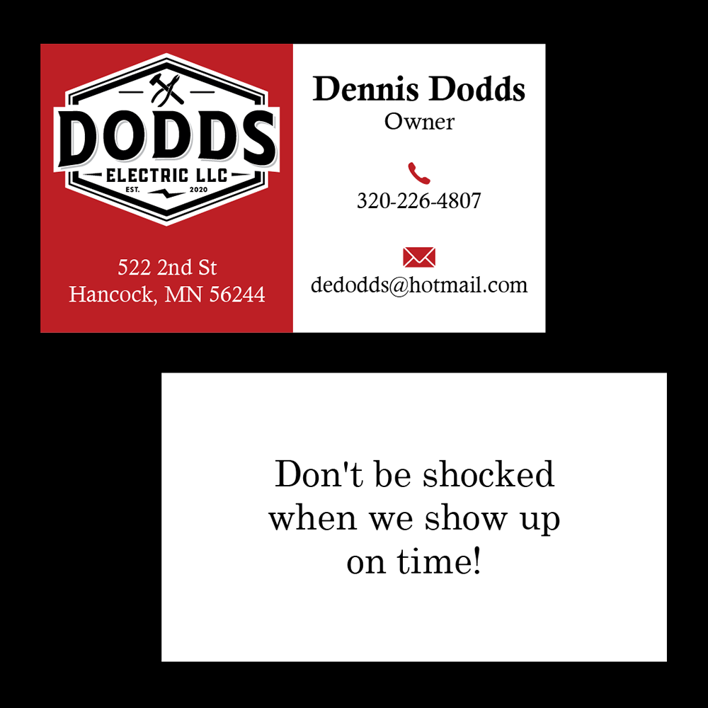 Dodds Electric LLC logo design by DM_Logo