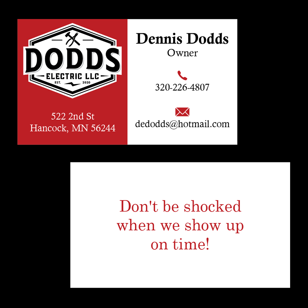 Dodds Electric LLC logo design by DM_Logo
