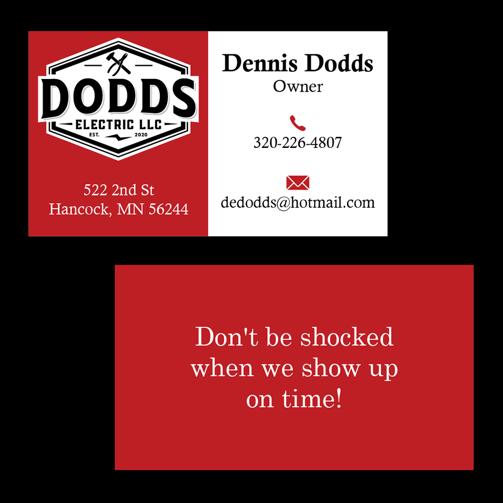Dodds Electric LLC logo design by DM_Logo