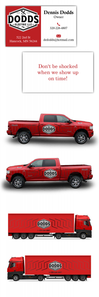 Dodds Electric LLC logo design by DM_Logo