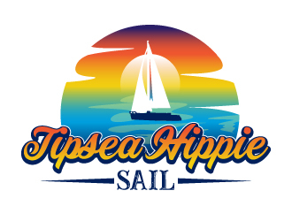 Tipsea Hippie Sail logo design by Suvendu