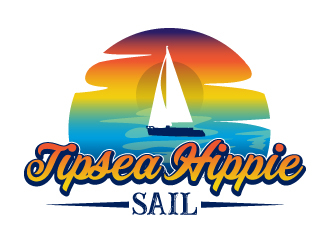 Tipsea Hippie Sail logo design by Suvendu