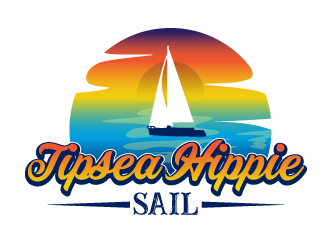 Tipsea Hippie Sail logo design by Suvendu