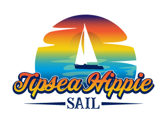 Tipsea Hippie Sail logo design by Suvendu