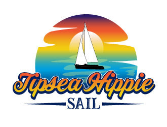 Tipsea Hippie Sail logo design by Suvendu