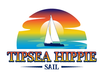 Tipsea Hippie Sail logo design by Suvendu