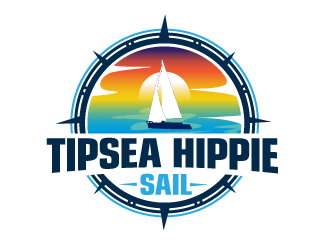 Tipsea Hippie Sail logo design by Suvendu