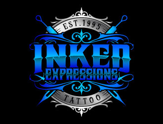 Inked Expressions  logo design by daywalker