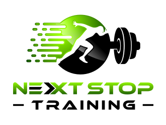 Next Stop training logo design by Garmos