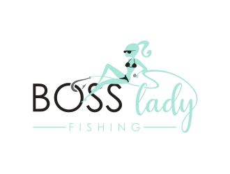 Boss Lady Fishing logo design by superiors