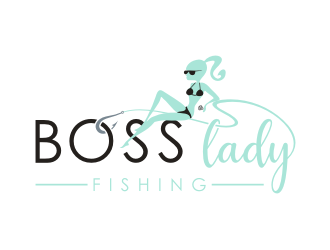 Boss Lady Fishing logo design by superiors