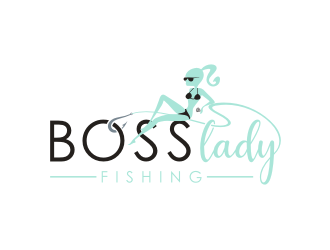Boss Lady Fishing logo design by superiors