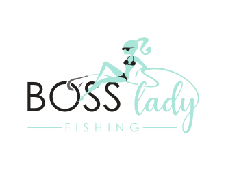 Boss Lady Fishing logo design by superiors