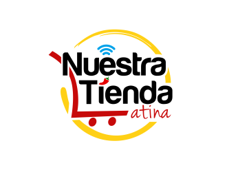 Nuestra Tienda Latina logo design by kimora