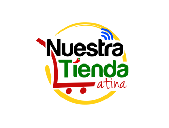 Nuestra Tienda Latina logo design by kimora