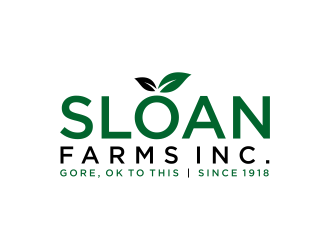 Sloan Farms Inc. logo design by GassPoll