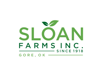 Sloan Farms Inc. logo design by GassPoll