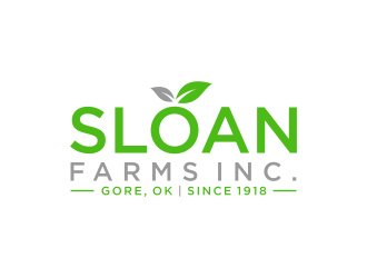 Sloan Farms Inc. logo design by GassPoll