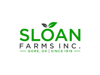 Sloan Farms Inc. logo design by GassPoll