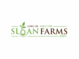Sloan Farms Inc. logo design by zegeningen