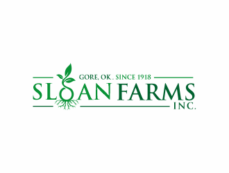 Sloan Farms Inc. logo design by zegeningen