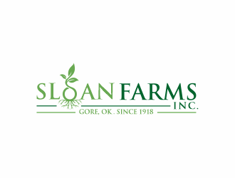 Sloan Farms Inc. logo design by zegeningen