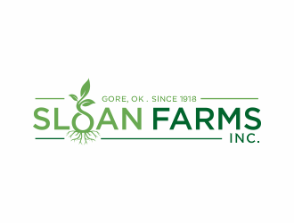 Sloan Farms Inc. logo design by zegeningen