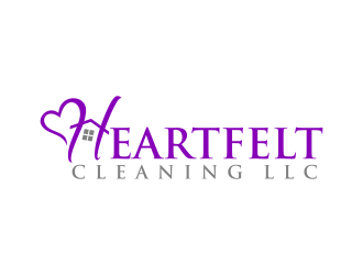 Heartfelt Cleaning LLC logo design by ingepro