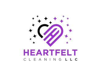 Heartfelt Cleaning LLC logo design by ageseulopi
