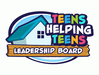 Teens Helping Teens Leadership Board  logo design by Bananalicious
