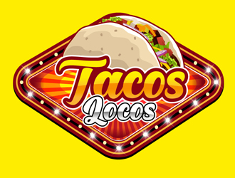 Los Tacos Locos  logo design by DreamLogoDesign