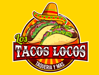 Los Tacos Locos  logo design by DreamLogoDesign