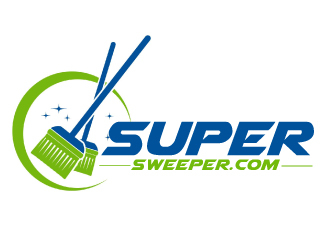 SUPER-SWEEPER.COM logo design by ElonStark