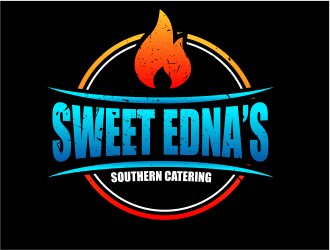 Sweet Ednas Southern Catering logo design by Girly