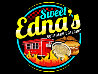 Sweet Ednas Southern Catering logo design by LucidSketch